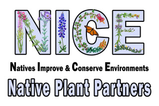 NICE (Natives Improve and conserve environments). Native plant partners logo