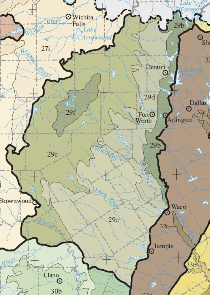 Map of ecoregions