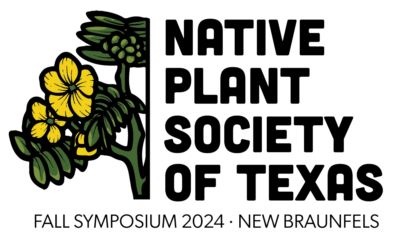 Native Plant Society of Texas Fall Symposium 2024 Logo, designed by Nate Krytal