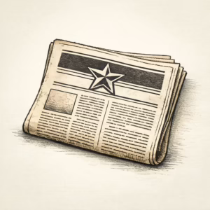 Illustration of a newspaper with a star emblem used as a placeholder for Boerne Star articles